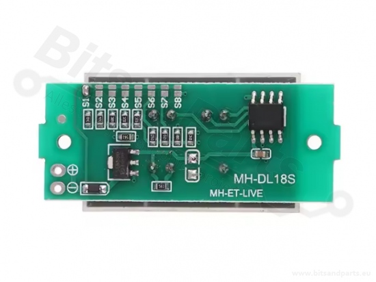 Battery capacity meter/display for 3S lithium battery pack green